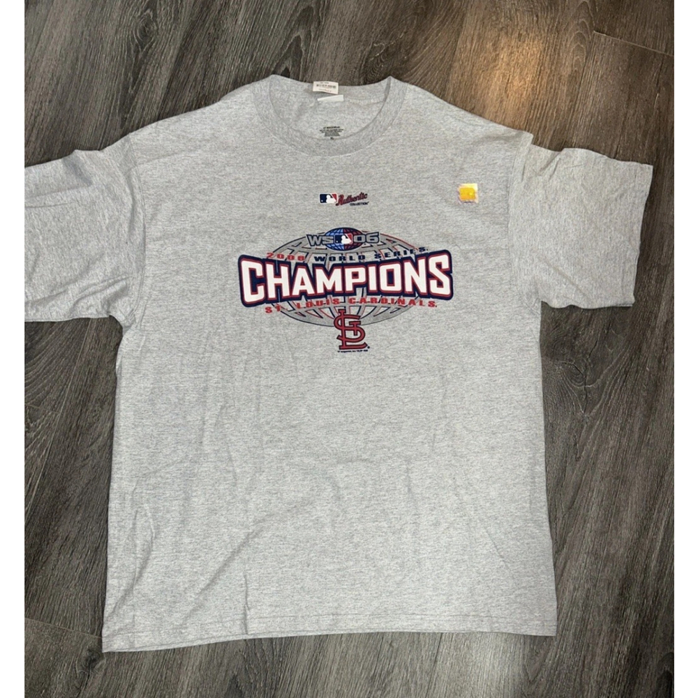 St Louis Cardinals Men’s XL Works Series Gray T Shirt NWT
